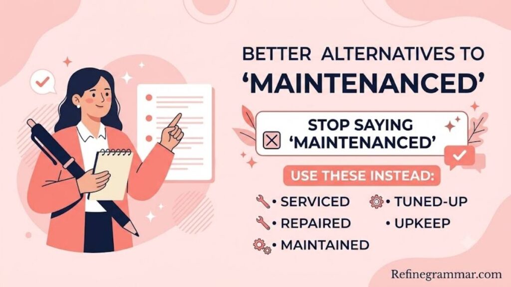 Better Alternatives to Maintenanced