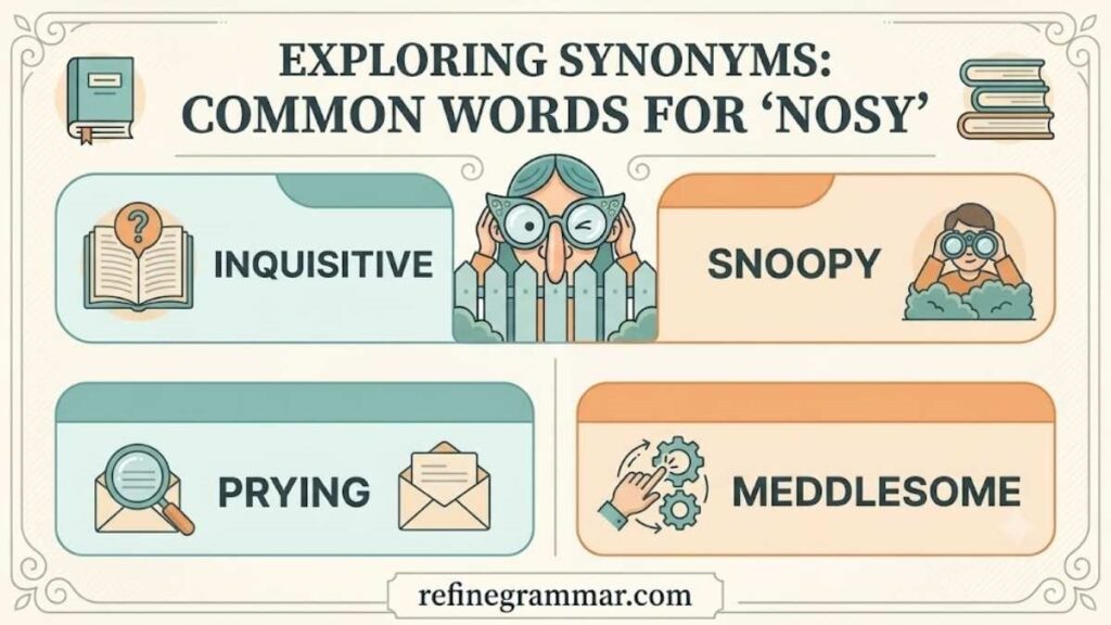 Common Synonyms for Nosy