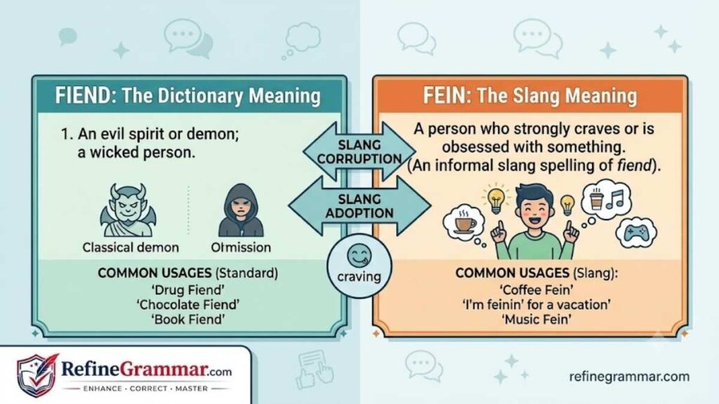 Fein or Fiend Meaning