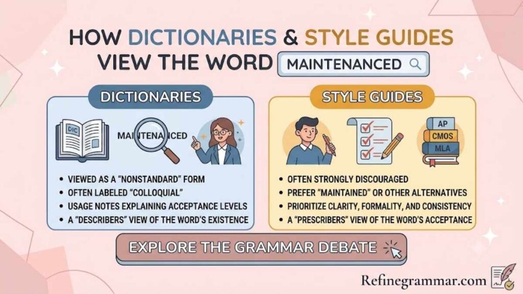 How Dictionaries and Style Guides View the Word