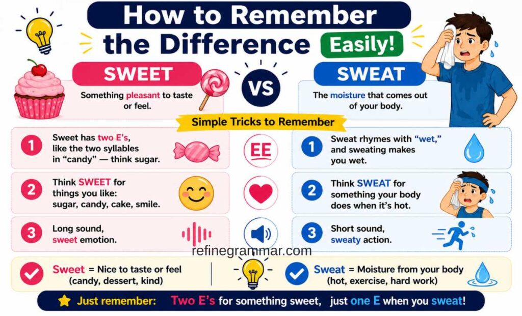 How to Remember the Difference Easily