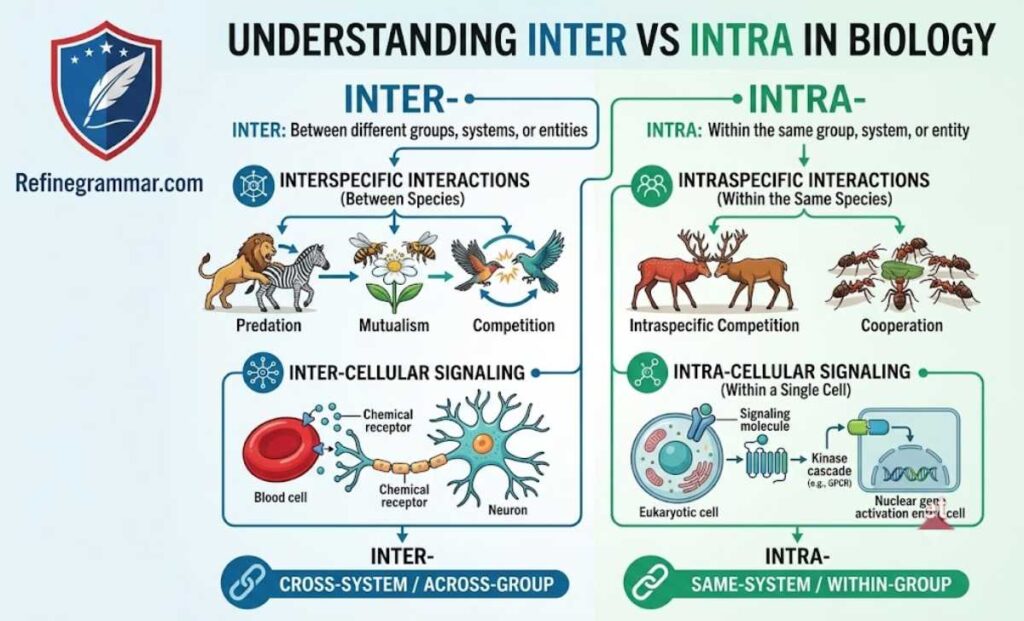 Inter vs Intra Biology