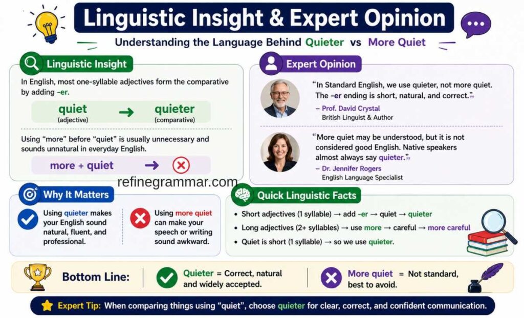 Linguistic Insight & Expert Opinion