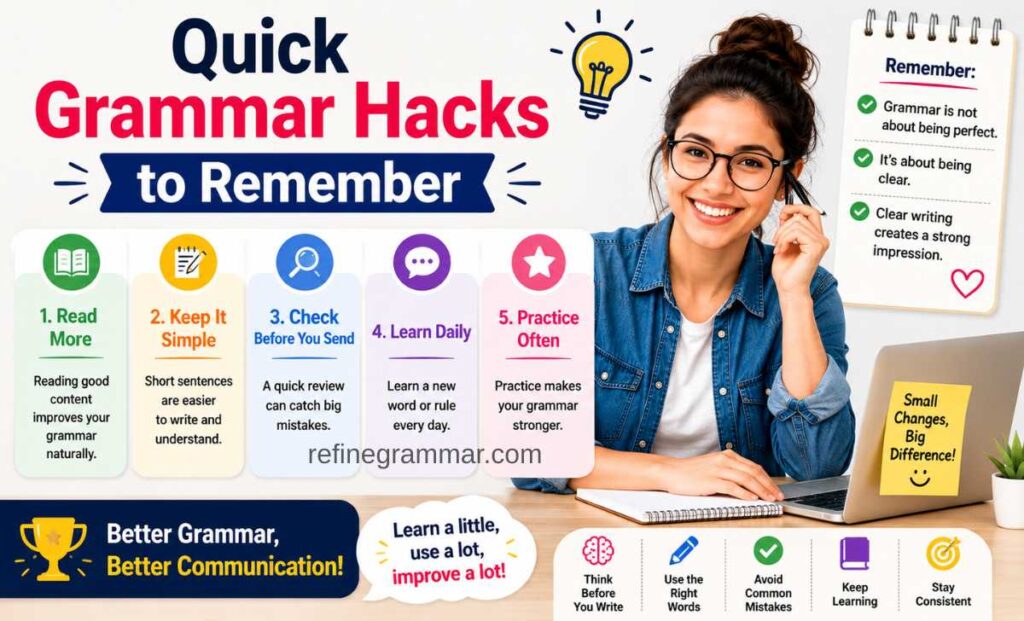 Quick Grammar Hacs to Remembe