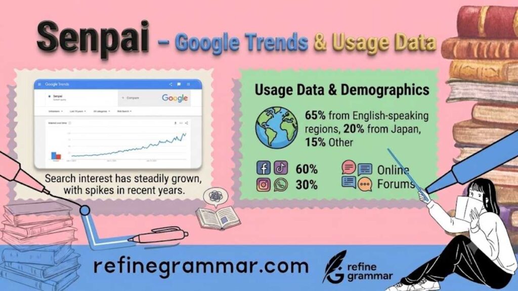 Senpai – Google Trends & Usage Data