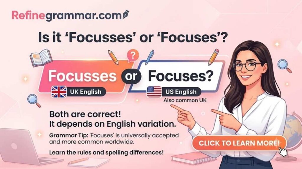 Spelling Focusses or Focuses
