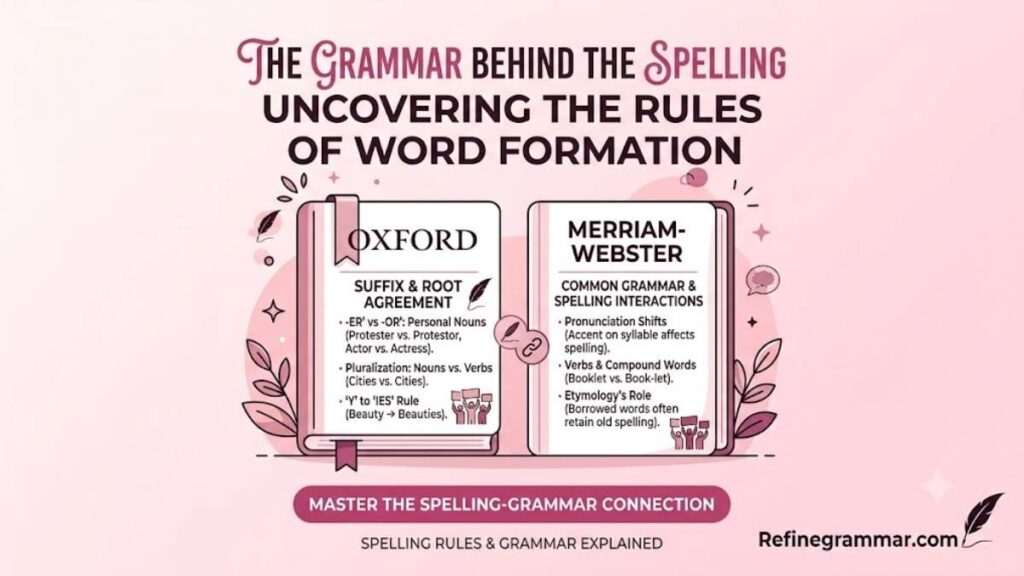 The Grammar Behind the Spelling