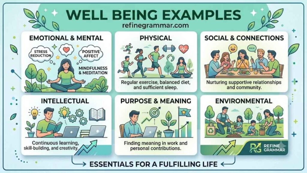 Well Being Examples