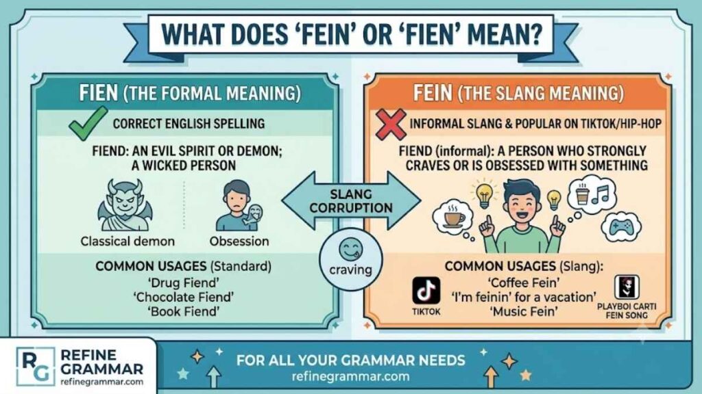 What Does Fein or Fien Mean