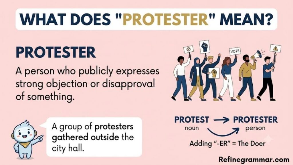 What Does Protestor Mean