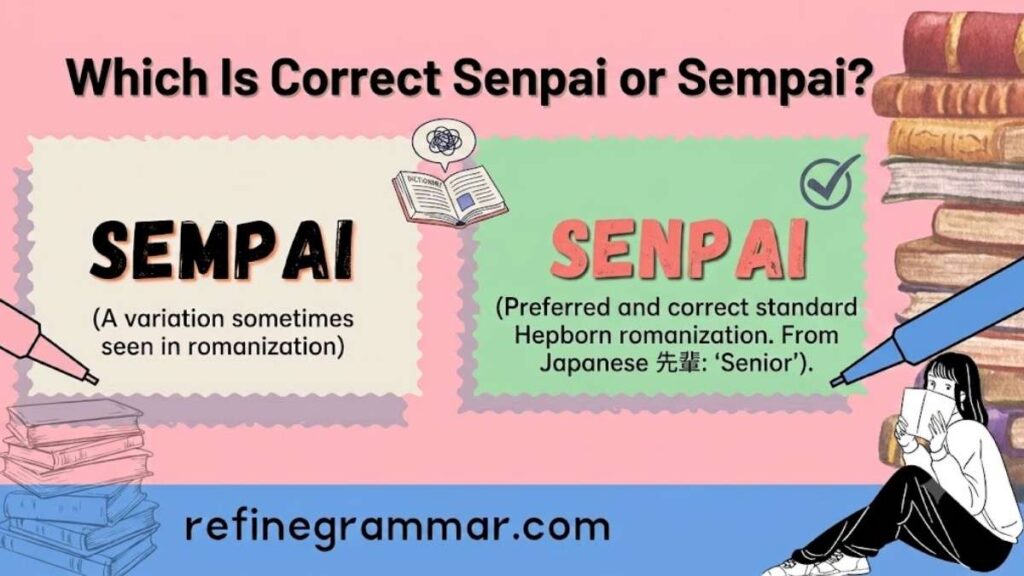 Which Is Correct Senpai or Sempai