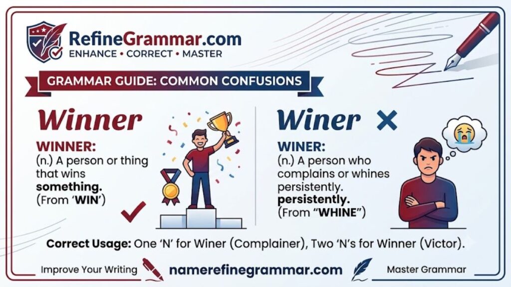 Winner or Winer Meaning