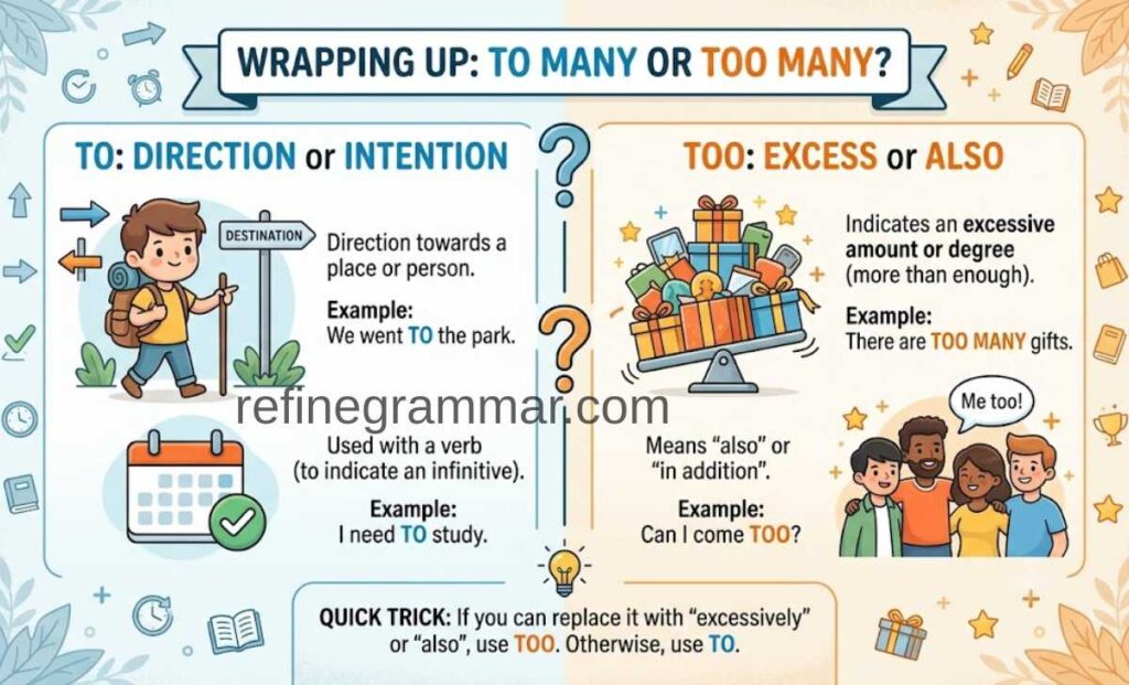 Wrapping Up To Many or Too Many