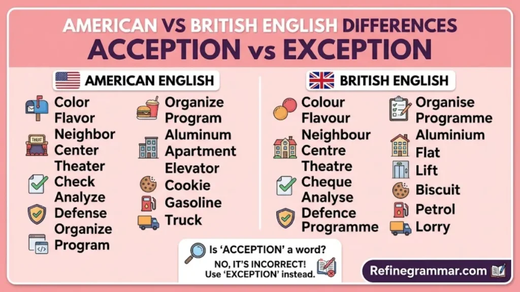 American vs British English Differences
