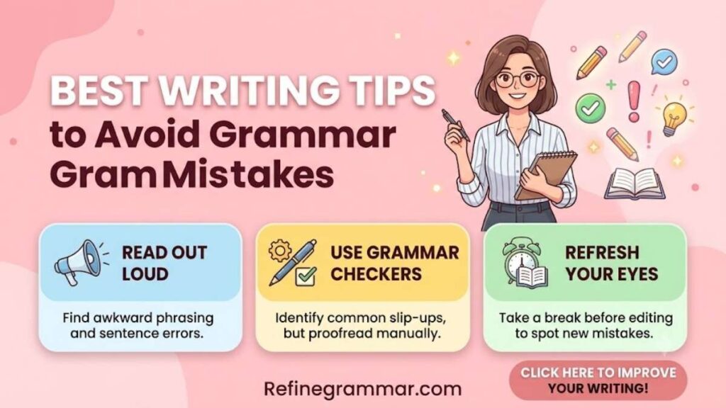 Best Writing Tips to Avoid Grammar Mistakes