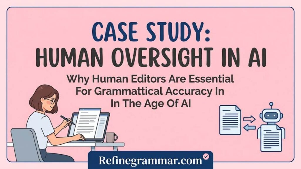 Case Study: Human Oversight in AI — a high quality, professionally captured photo.