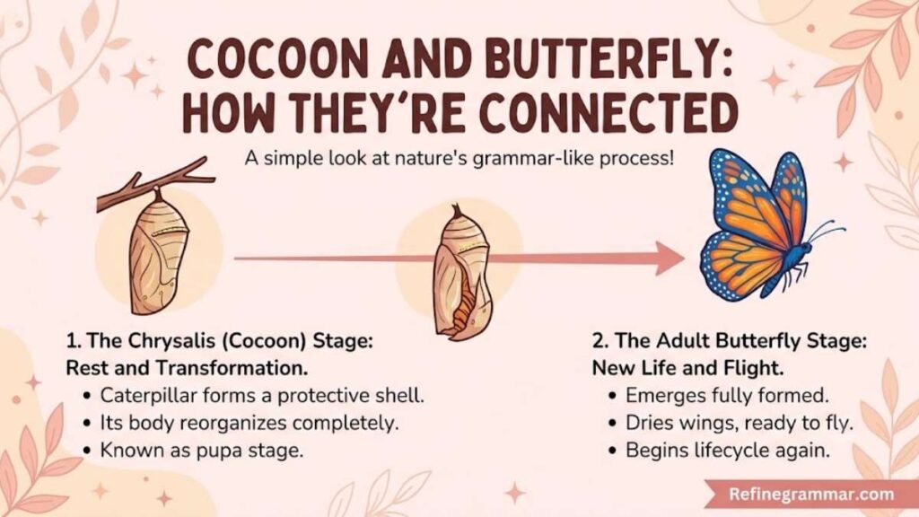 Cocoon and Butterfly How They are Connected