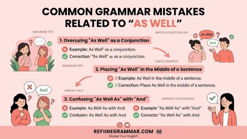 Common Grammar Mistakes Related to As Well