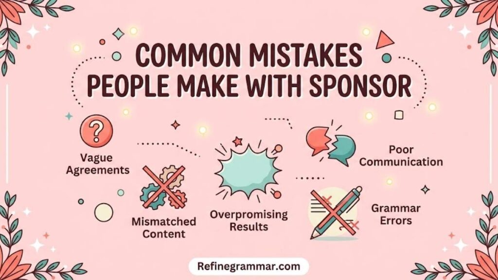 Common Mistakes People Make With Sponsor