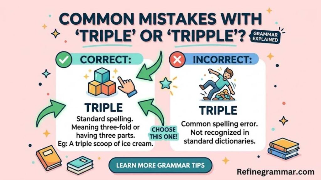 Common Mistakes with Triple or Tripple