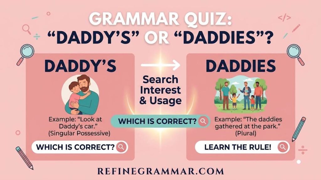 Daddy's or Daddies: Search Interest