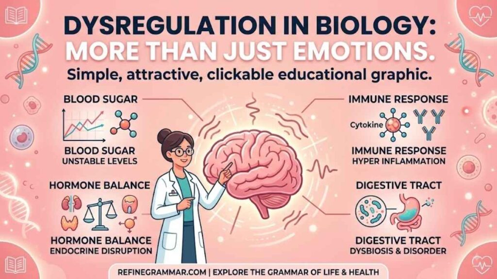 Dysregulation in Biology More Than Just Emotions
