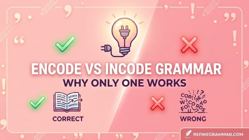 Encode vs Incode Grammar (Why Only One Works)