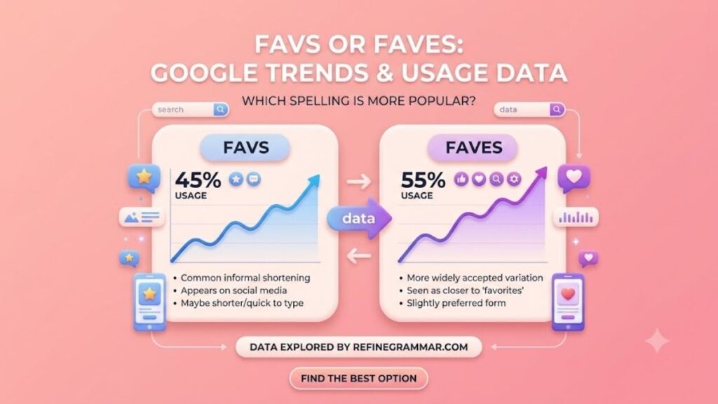 Favs or Faves – Google Trends & Usage Data