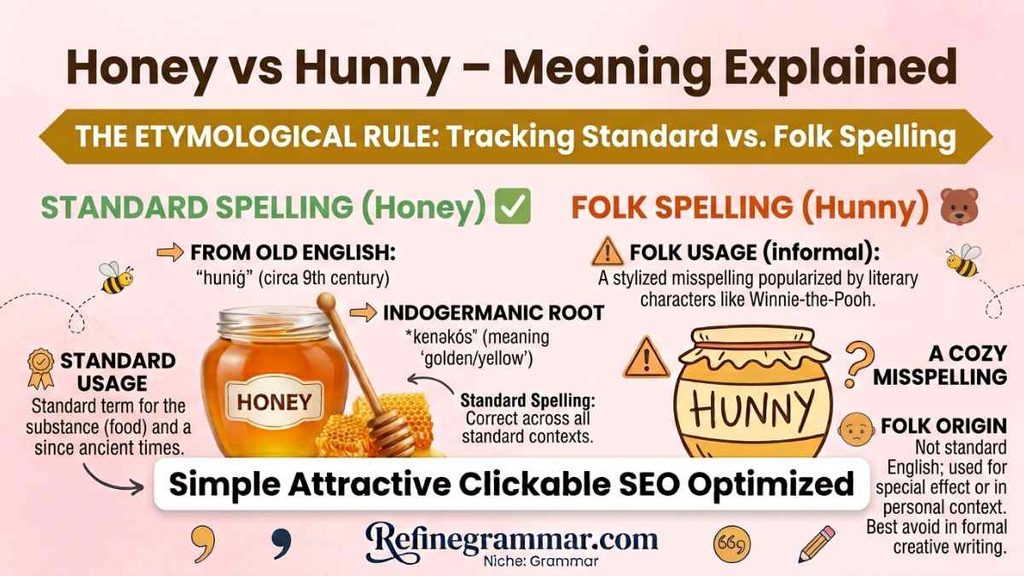 Honey vs Hunny – Meaning Explained