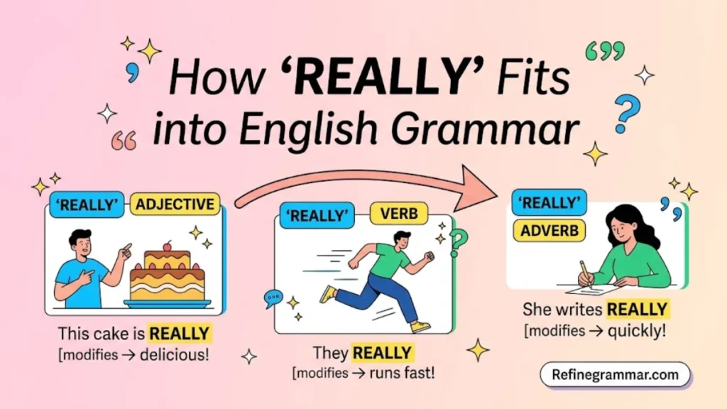 How Really Fits into English Grammar