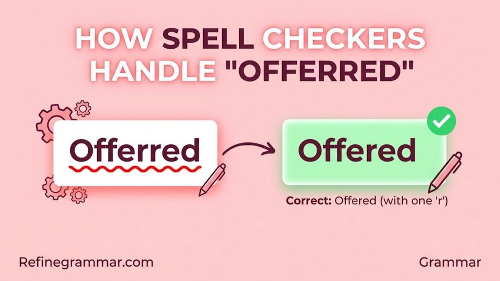 How Spell Checkers Handle "Offerred"