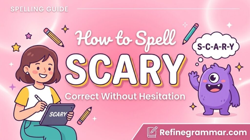 How to Spell Scary Correctly Without Hesitation