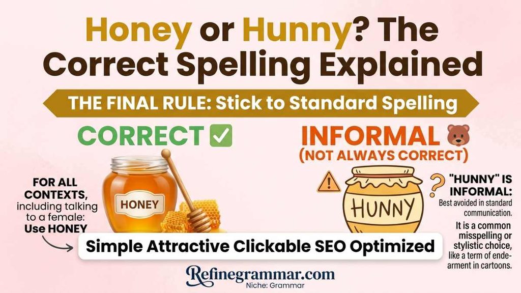 Is It Honey or Hunny When Talking to a Female?