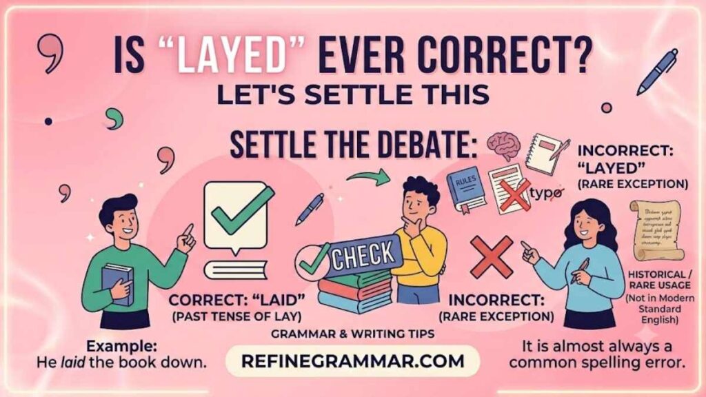 Is Layed Ever Correct Let Is Layed Ever Correct Let is Settle This Settle This