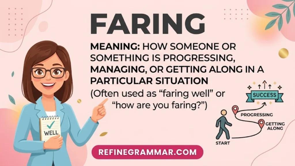 Meaning of Faring