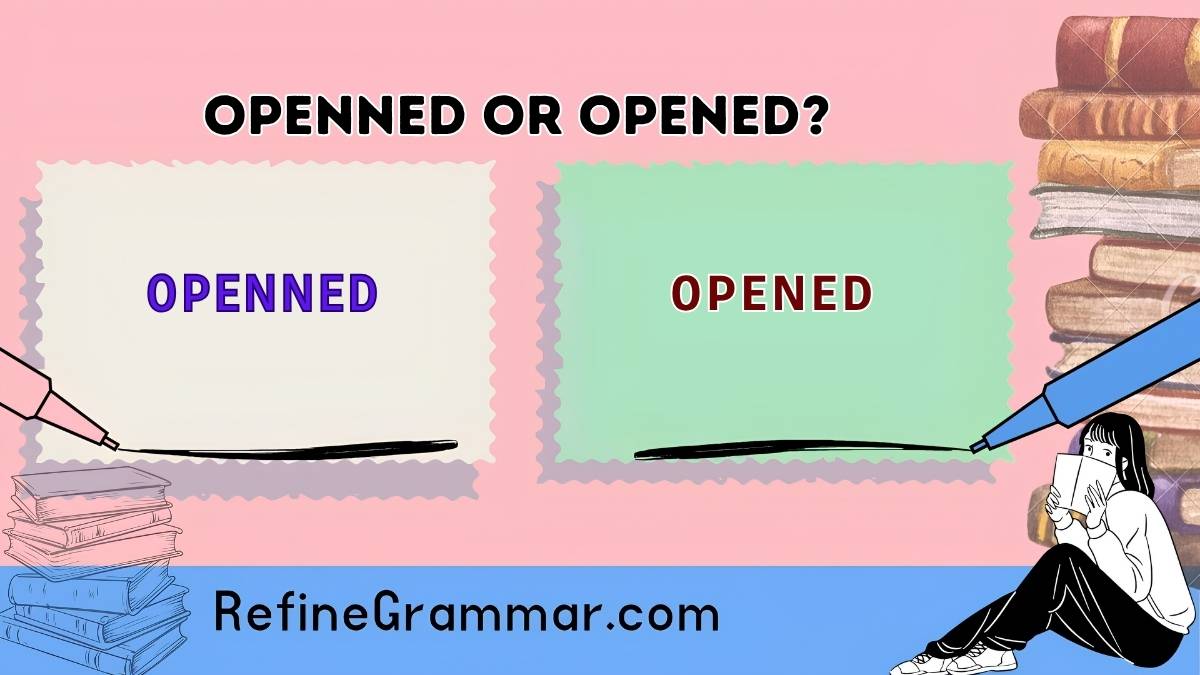 Openned or Opened Quick Grammar Fix & Examples (2026)