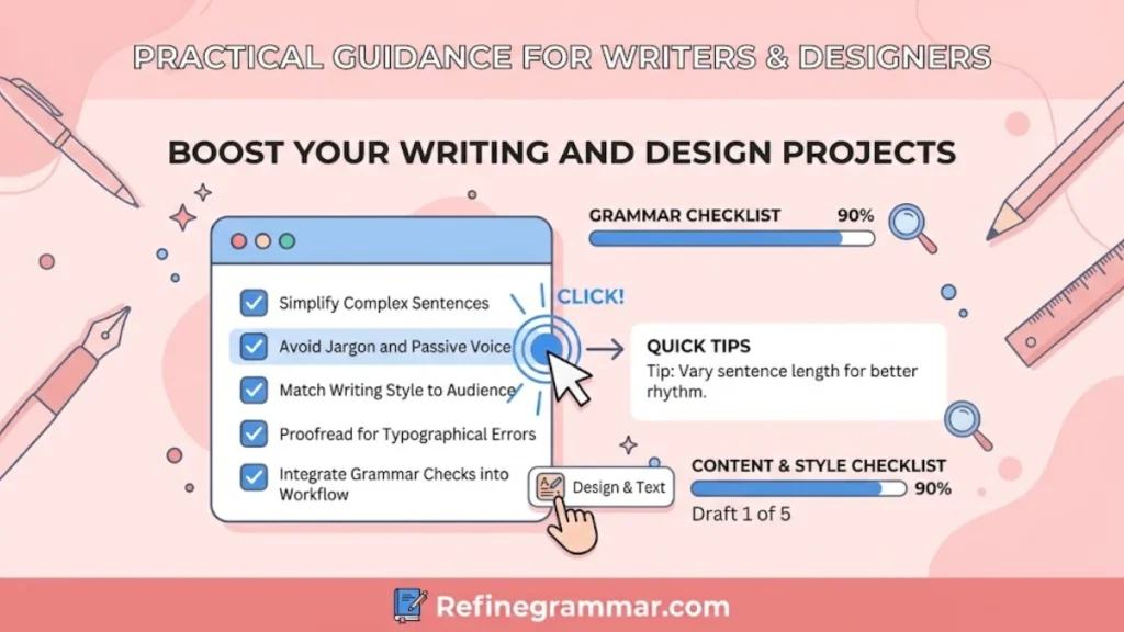 Practical Guidance for Writers and Designers