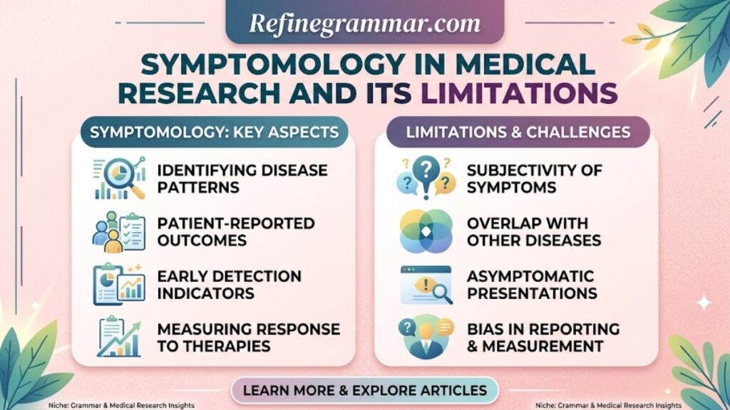 Symptomology in Medical Research and Its Limitations — a high quality, professionally captured photo.