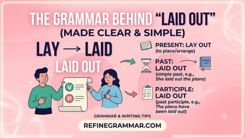 The Grammar Behind Laid Out (Made Clear and Simple)