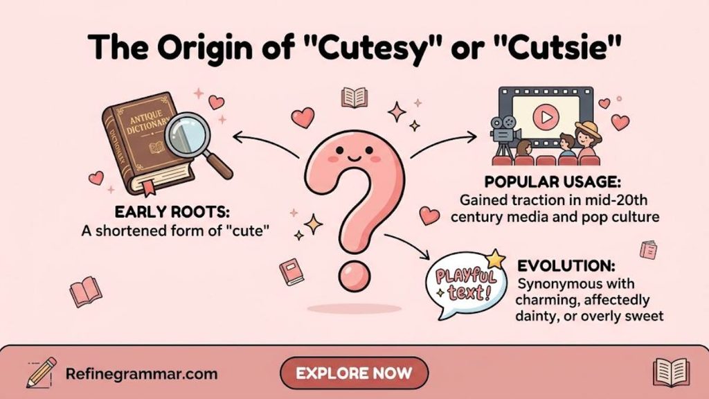 The Origin of Cutesy or Cutsie