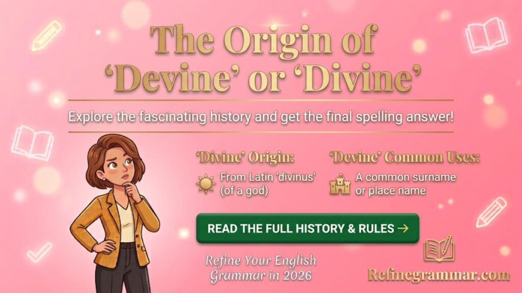 The Origin of Devine or Divine — a high quality, professionally captured photo.