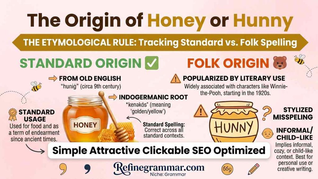 The Origin of Honey or Hunny