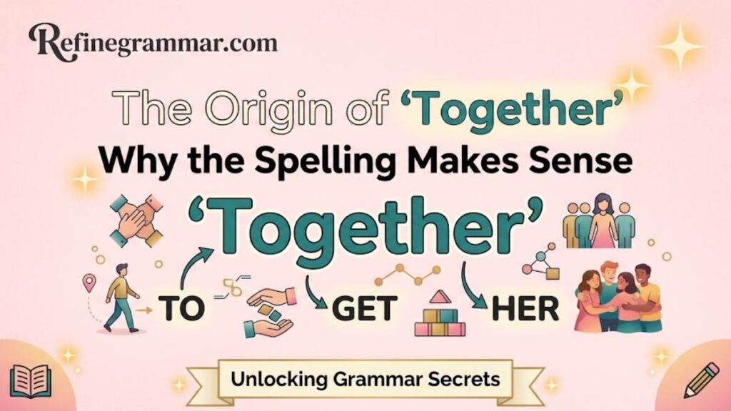 The Origin of "Together" (Why the Spelling Makes Sense)