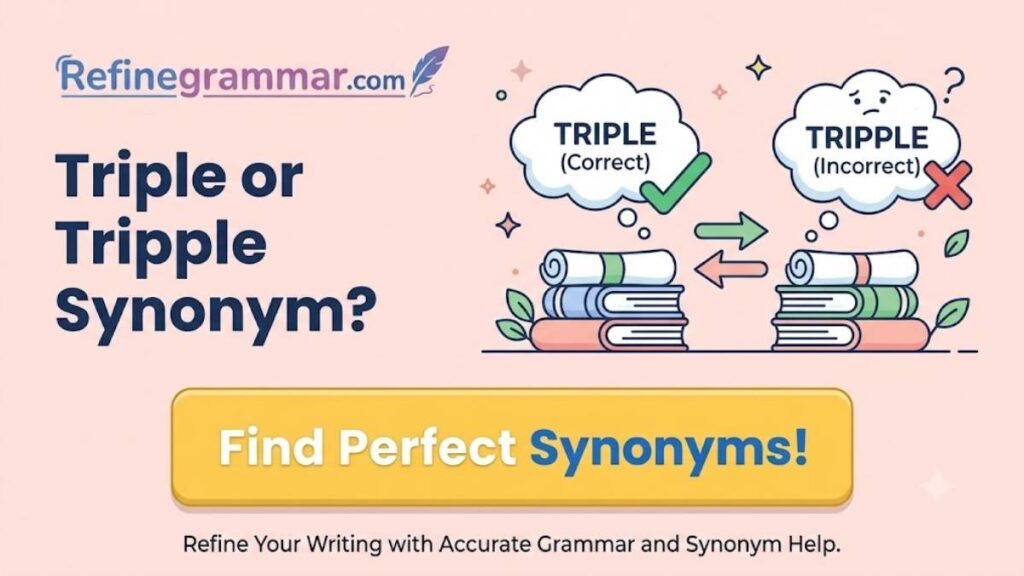 Triple or Tripple Synonym