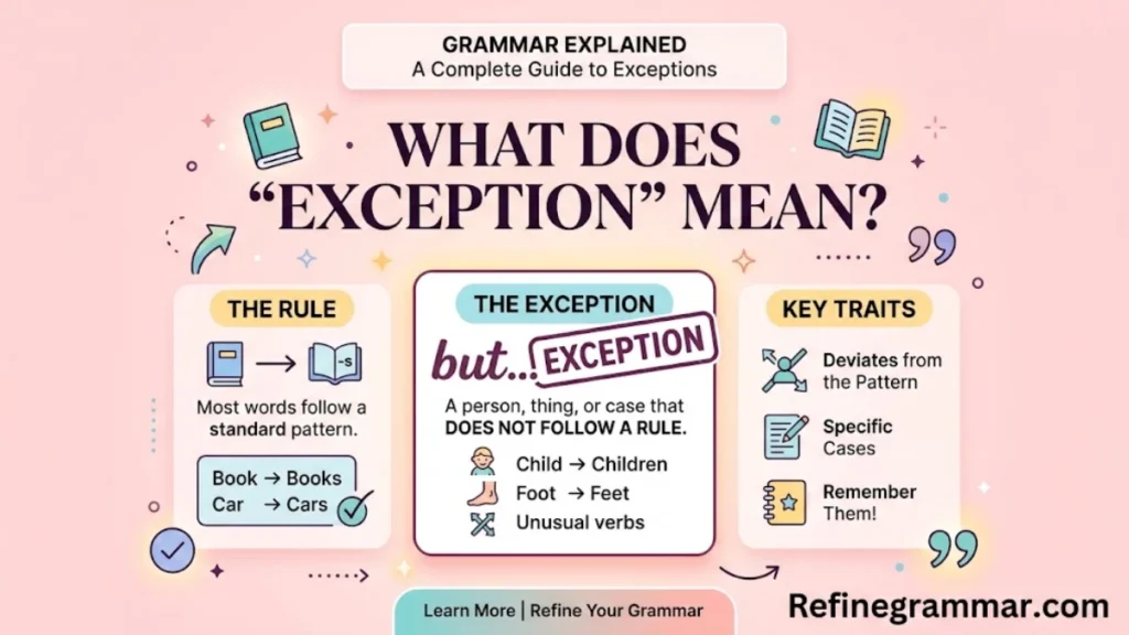 What Does Exception Mean