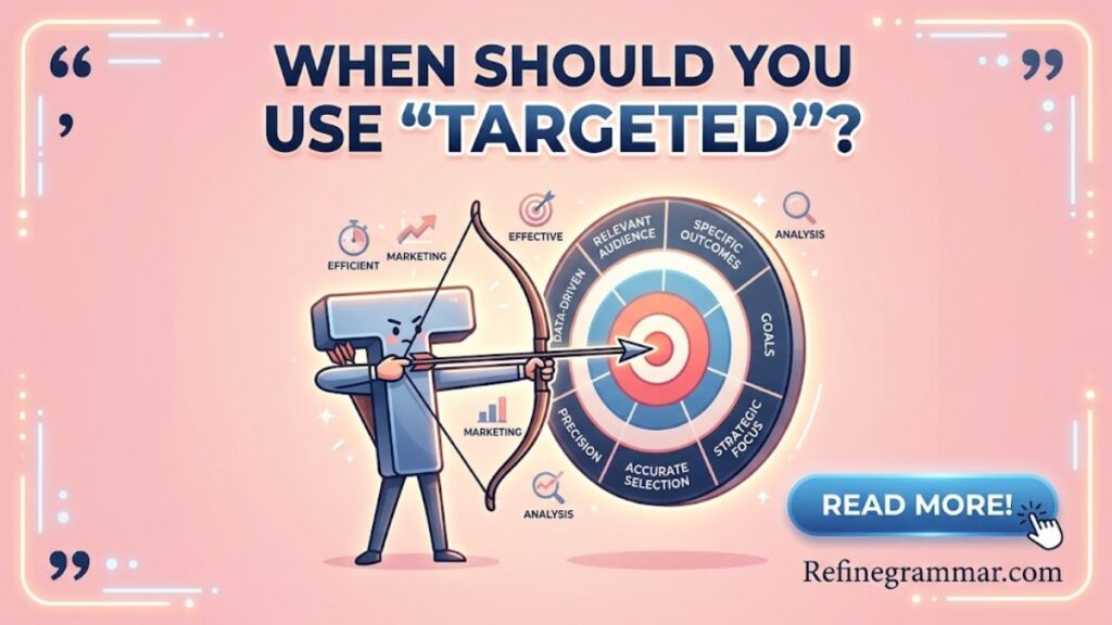 When Should You Use “Targeted”