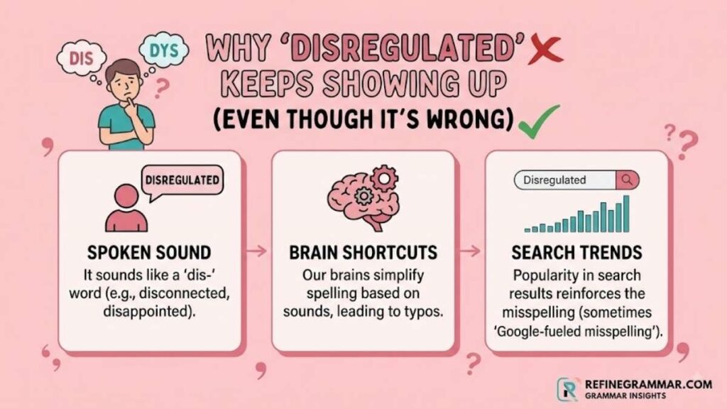 Why Disregulated Keeps Showing Up (Even Though It's Wrong)