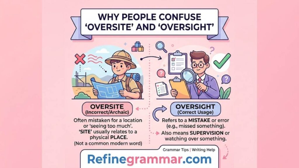 Why People Confuse Oversite and Oversight — a high quality, professionally captured photo.