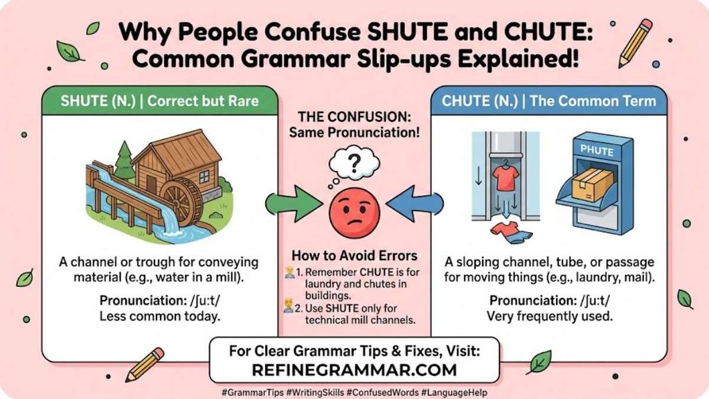 Why People Confuse Shute and Chute