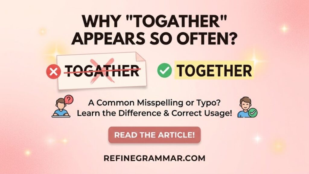 Why "Togather" Appears So Often